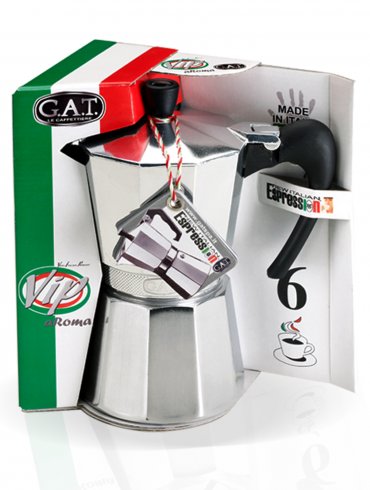 Gat Aroma Vip Caffettiera per Induzione Tazze 3